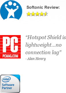 Hotspot Shield is lightweight... no connection lag